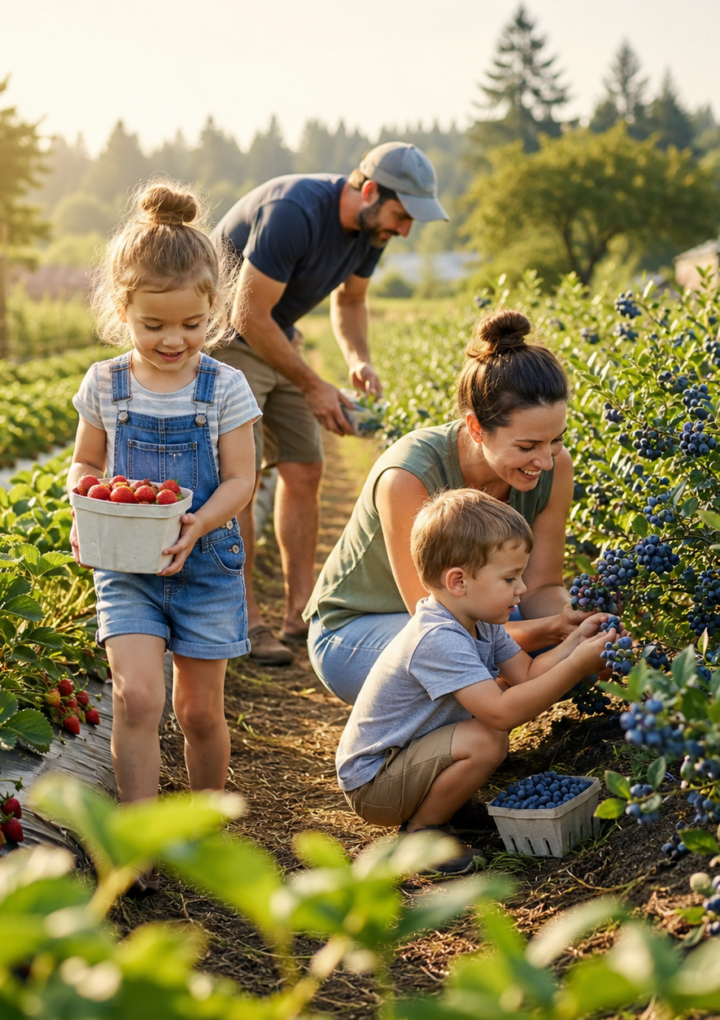 The Best Spots For U-Pick Berries In And Around Portland For Families