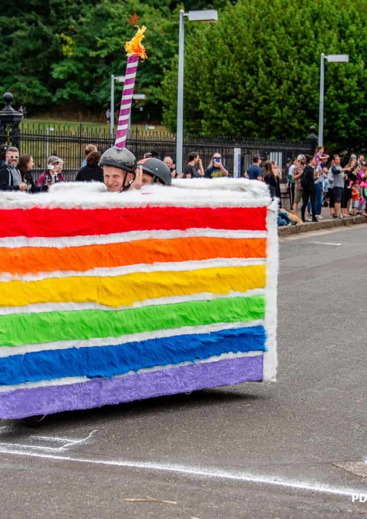 50 MPH, Ridiculous Cars, And Family Fun At The PDX Adult Soapbox Derby